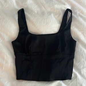Aritzia black bustier top